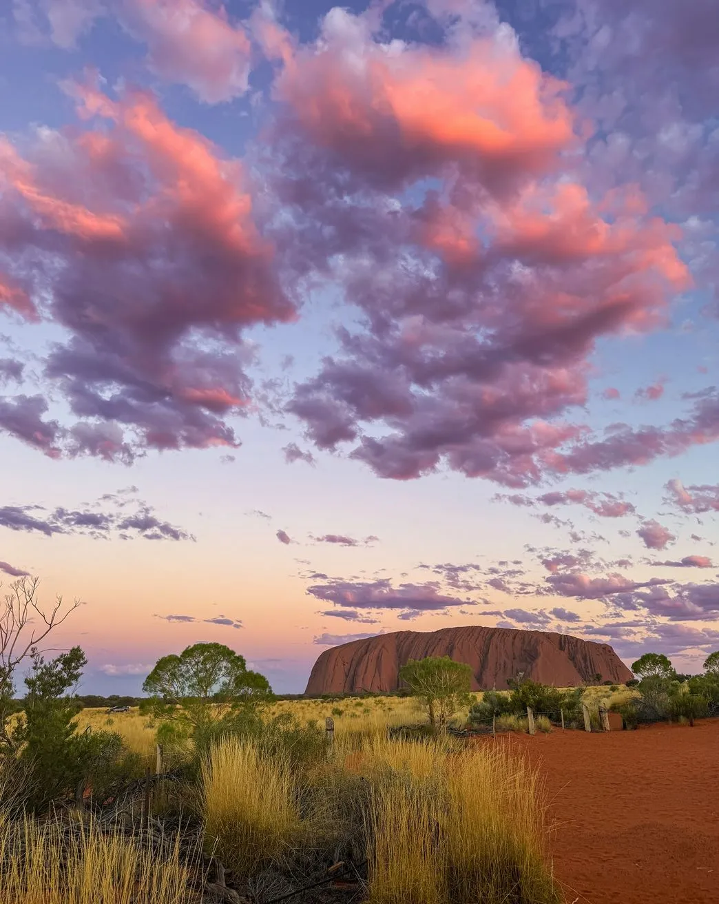 How hot does it get at Uluru